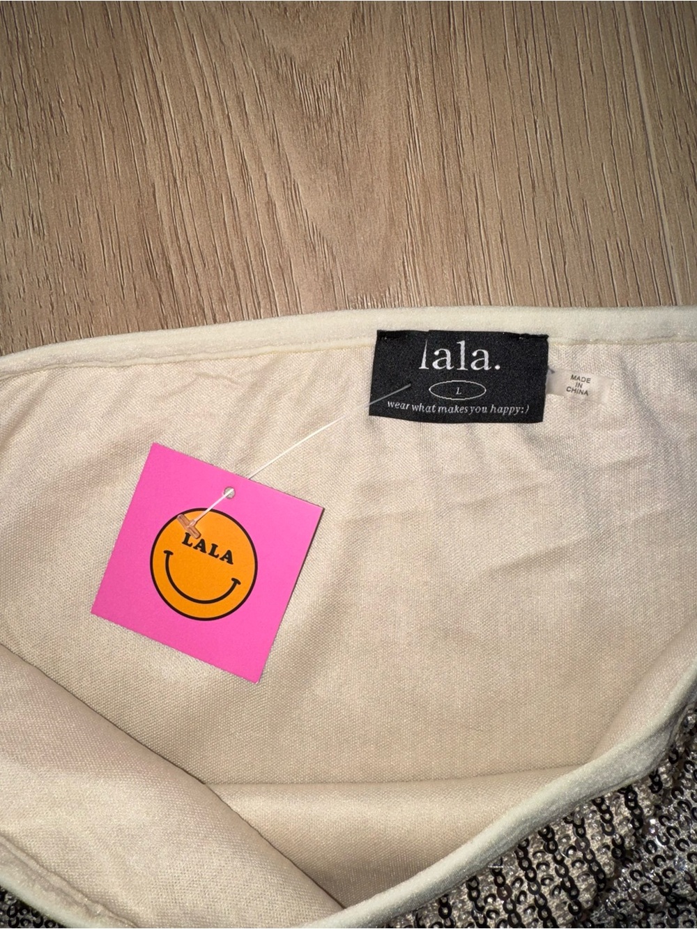 Dressed in LALA Silver Sequin Maxi Skirt - Picture 4 of 5